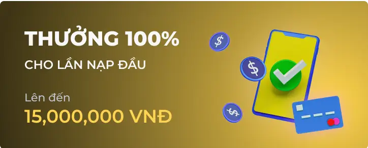 Thưởng 100% nạp game Slot tại Hello88
